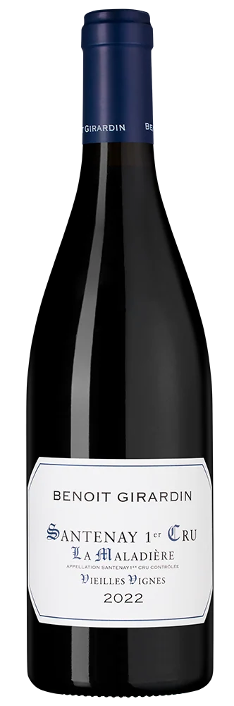 Вино Santenay 1er Cru La Maladiere Vieilles Vignes, Benoit Girardin, 0,75 л — Франция