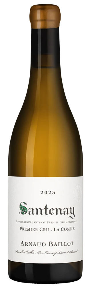 Вино Santenay Premier Cru La Comme Blanc, Arnaud Baillot, 0,75 л — Франция