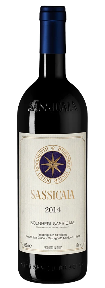 Вино Sassicaia, Tenuta San Guido, 0,75 л — Италия