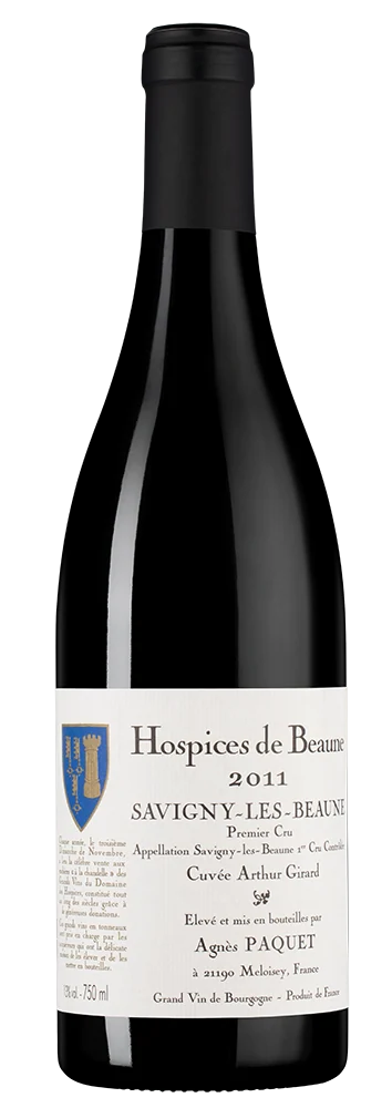 Вино Savigny-les-Beaune Premier Cru Hospices de Beaune Cuvee Arthur Girard, Domaine Agnes Paquet, 0,75 л — Франция