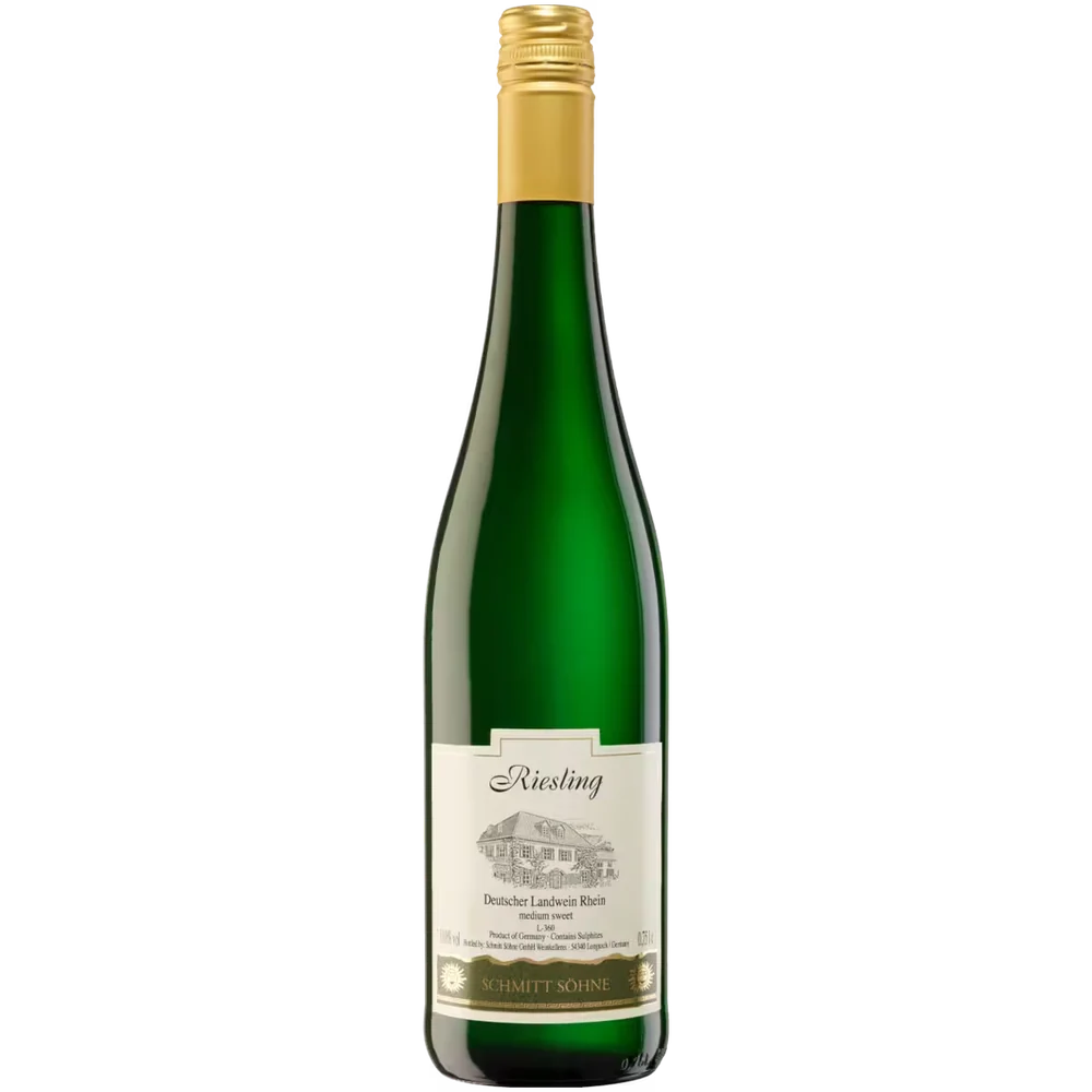 Вино Schmitt Sohne Riesling белое полусладкое, 0,75 л — Германия