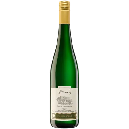 Вино Schmitt Sohne Riesling белое полусухое, 0,75 л — Германия