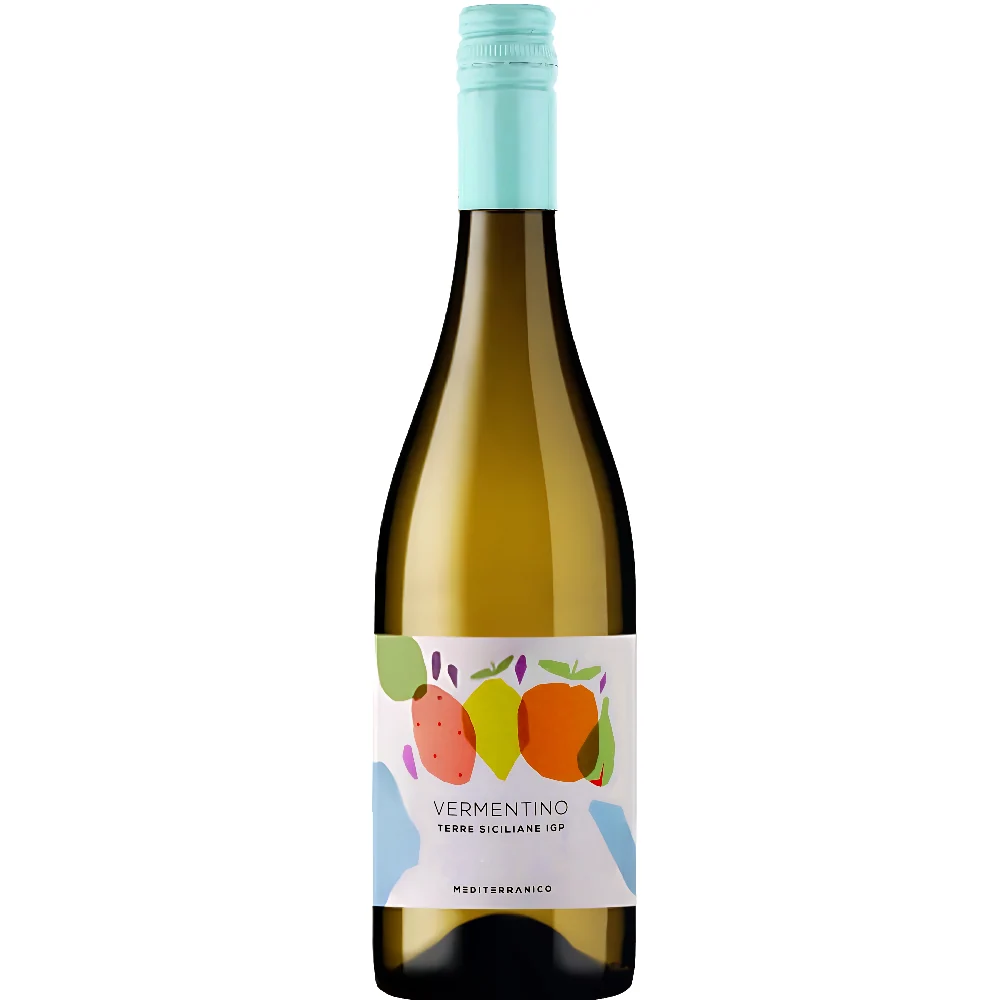 Вино Settesoli Mediterranico Vermentino Terre Siliciane IGP, 0,75 л — Италия