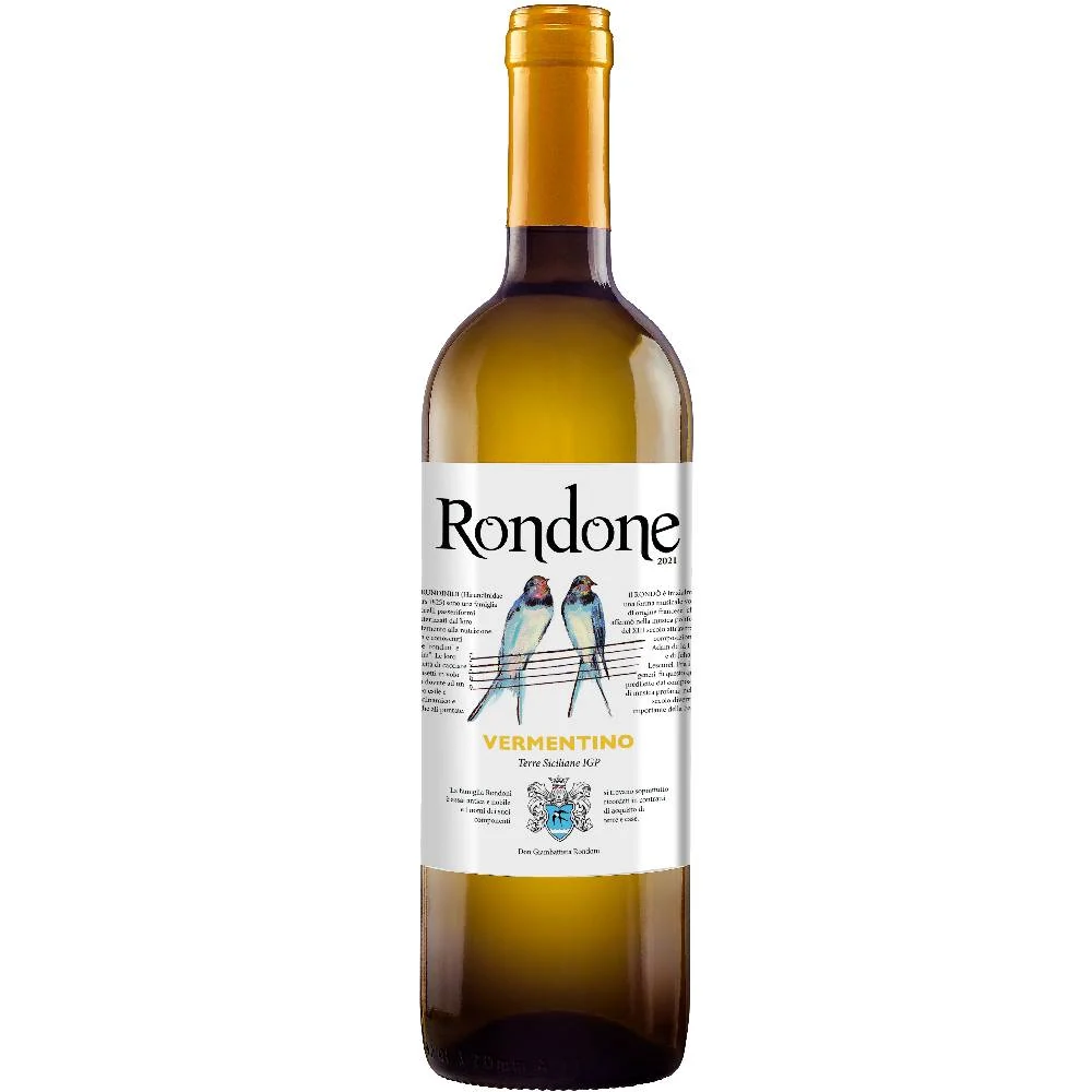 Вино Settesoli Rondone Vermentino Terre Siciliane IGP, 0,75 л — Италия