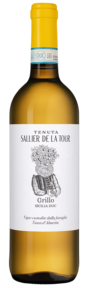 Вино Sicilia Grillo Tenuta Sallier de La Tour, Tasca d'Almerita, 0,75 л — Италия