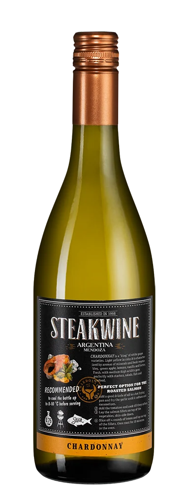 Вино Steakwine Chardonnay, Penaflor, 0,75 л — Аргентина