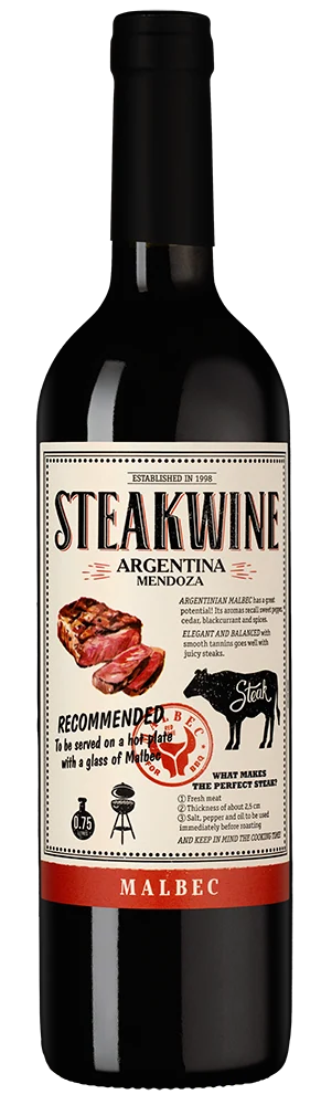 Вино Steakwine Malbec, Penaflor, 0,75 л — Аргентина