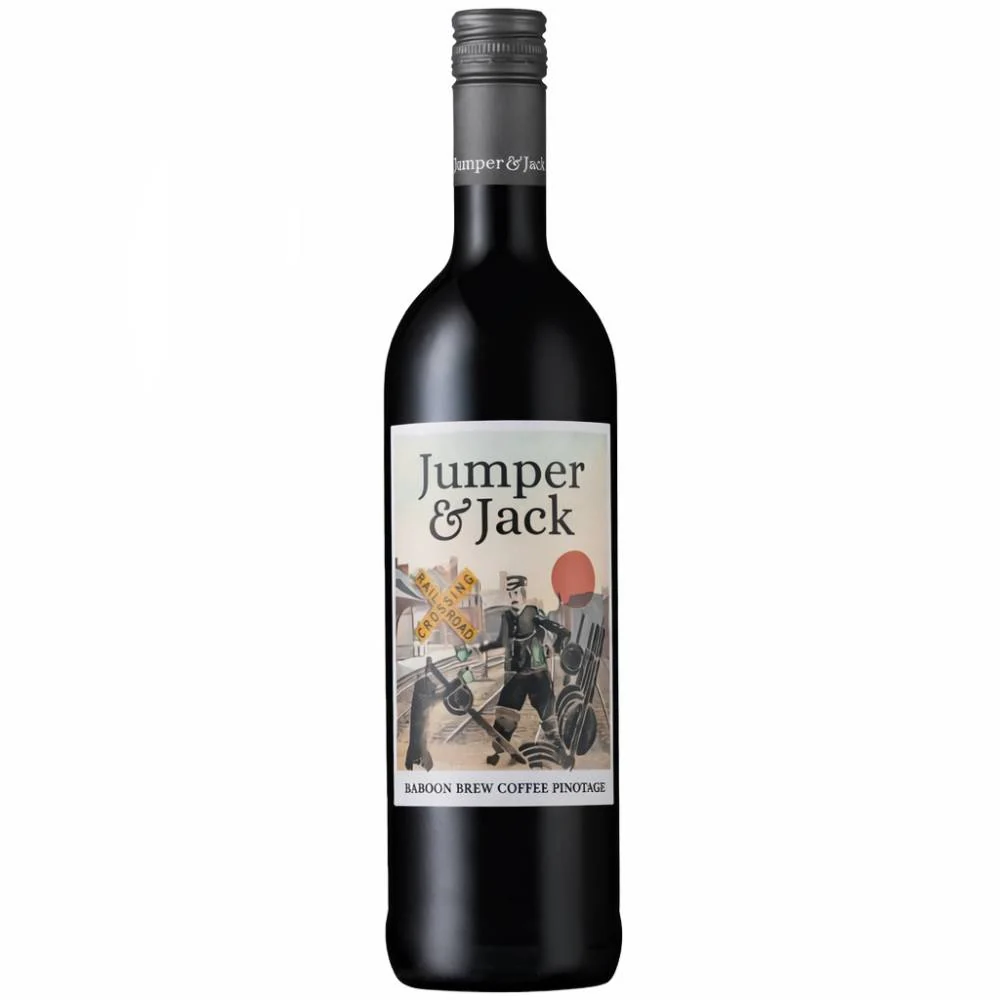 Вино Stellenrust Jumper & Jack Baboon Brew Coffee Pinotage, 0,75 л — ЮАР