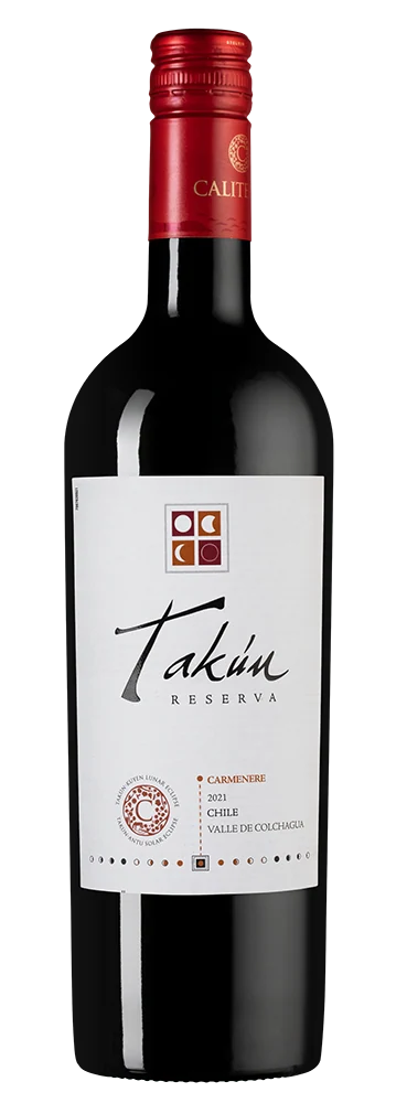 Вино Takun Carmenere Reserva, Caliterra, 0,75 л — Чили