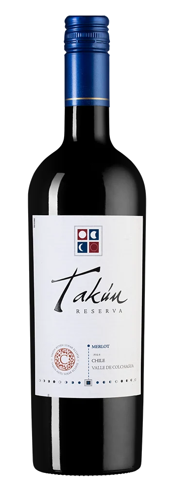 Вино Takun Merlot Reserva, Caliterra, 0,75 л — Чили