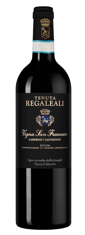 Вино Tenuta Regaleali Cabernet Sauvignon Vigna San Francesco, Tasca d'Almerita, 0,75 л — Италия