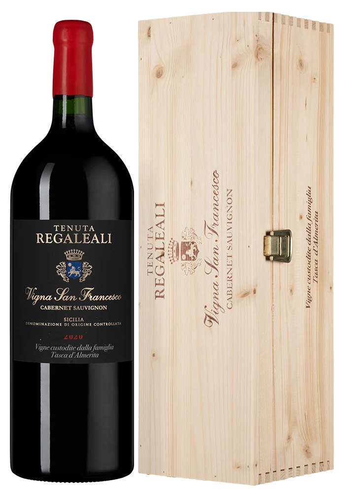 Вино Tenuta Regaleali Cabernet Sauvignon Vigna San Francesco, Tasca d'Almerita, 1,5 л — Италия