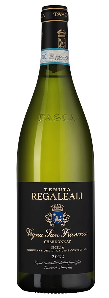 Вино Tenuta Regaleali Chardonnay Vigna San Francesco, Tasca d'Almerita, 0,75 л — Италия