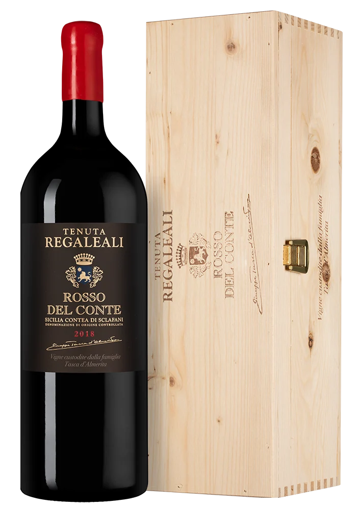 Вино Tenuta Regaleali Rosso del Conte, Tasca d'Almerita, 1,5 л — Италия