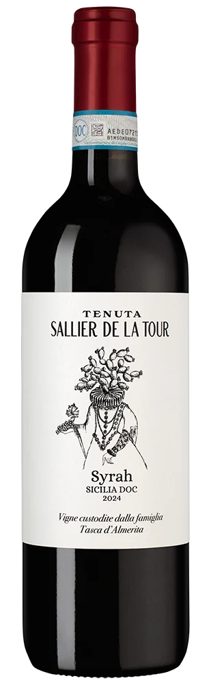 Вино Tenuta Sallier de La Tour Syrah, Tasca d'Almerita, 0,75 л — Италия