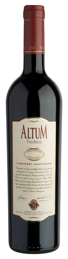 Вино TerraMater Altum Cabernet Sauvignon 14,5%, 0,75 л — Чили