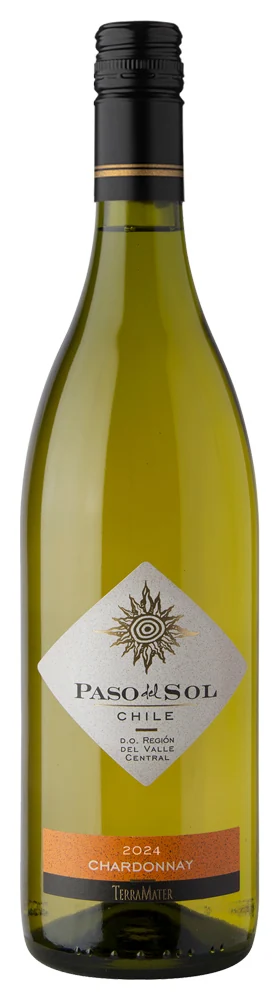 Вино TerraMater Paso del Sol Chardonnay 13%, 0,75 л — Чили