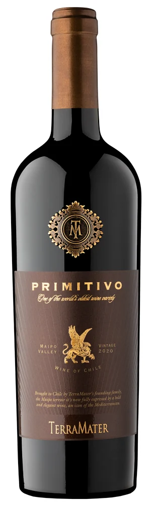 Вино TerraMater Primitivo 14,5%, 0,75 л — Чили