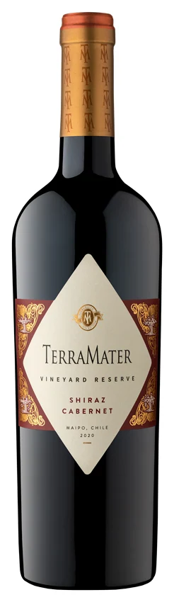 Вино TerraMater Shiraz Cabernet Vineyard Reserve 13,5%, 0,75 л — Чили