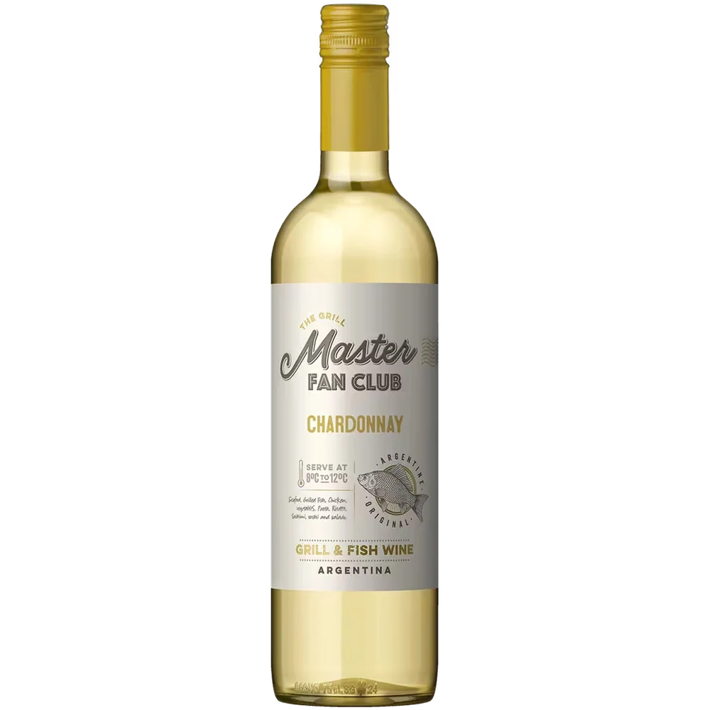 Вино The Grill Master Fan Club Chardonnay белое сухое, 0,75 л — Аргентина