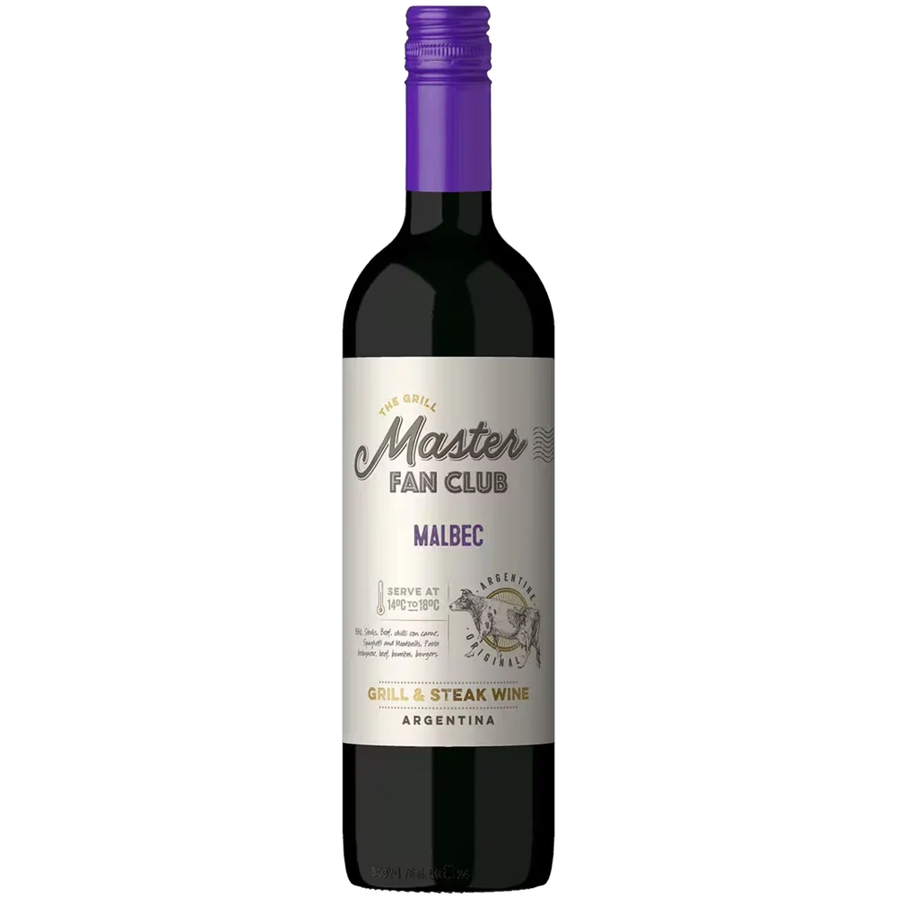 Вино The Grill Master Fan Club Malbec красное сухое, 0,75 л — Аргентина