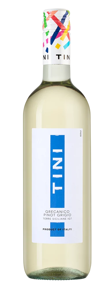 Вино Tini Grecanico Inzolia Sicilia, Caviro, 0,75 л — Италия