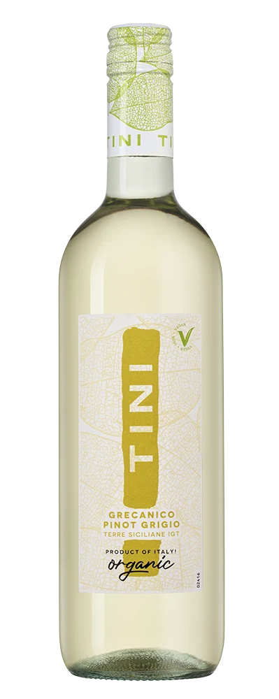 Вино Tini Grecanico/ Pinot Grigio Biologico, Caviro, 0,75 л — Италия