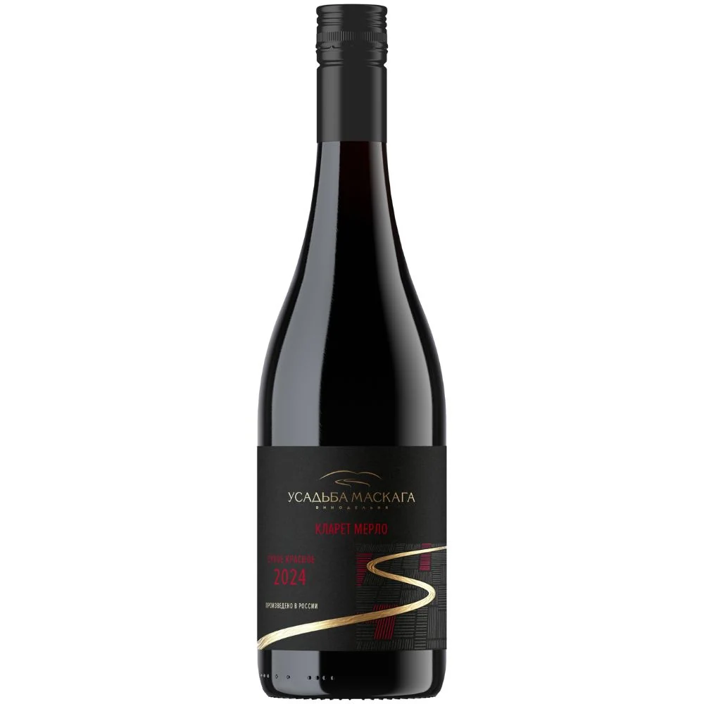 Вино Usadba Maskaga Klaret Merlot, 0,75 л — Россия