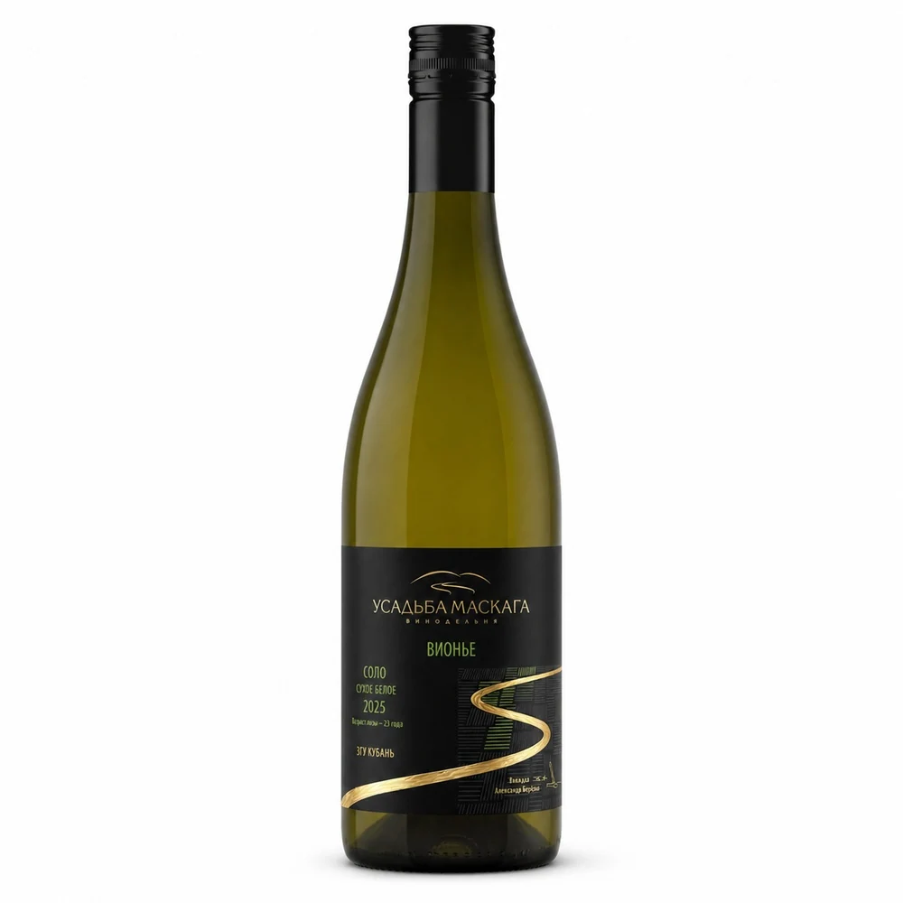 Вино Usadba Maskaga Viognier Solo, 0,75 л — Россия