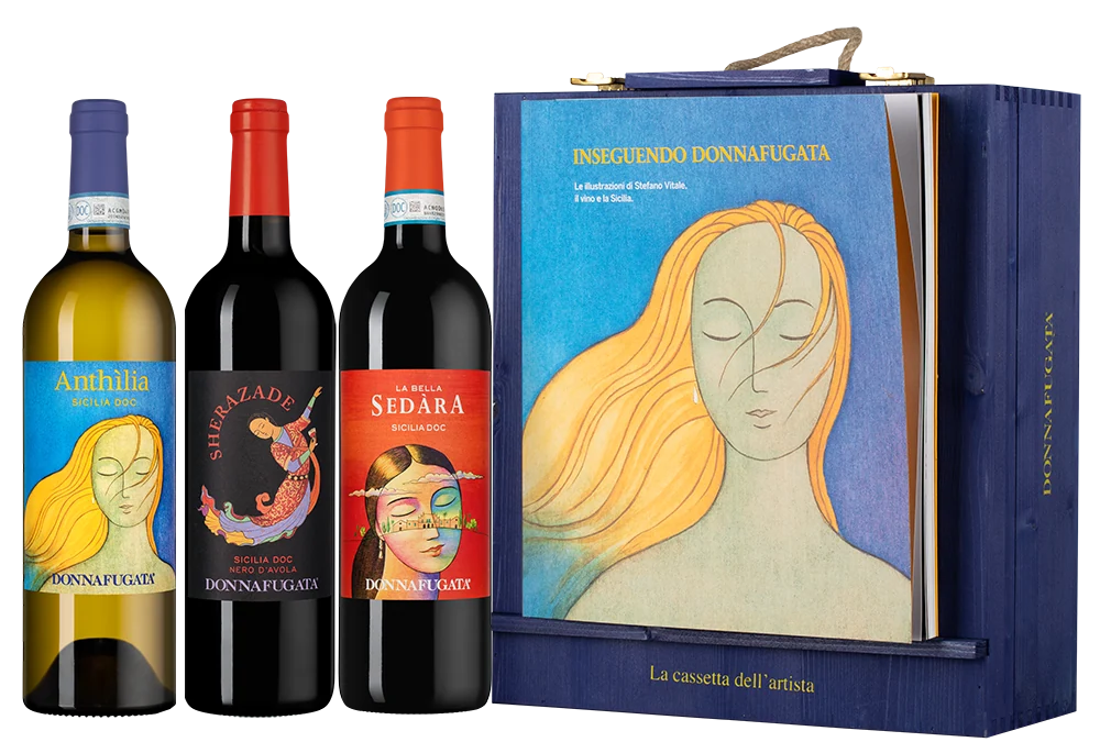 Вино в подарочном наборе Donnafugata Inseguendo, 0,75 л — Италия