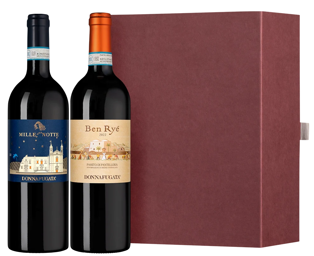 Вино в подарочном наборе "Donnafugata: звездные вина Италии", 0,75 л — Италия