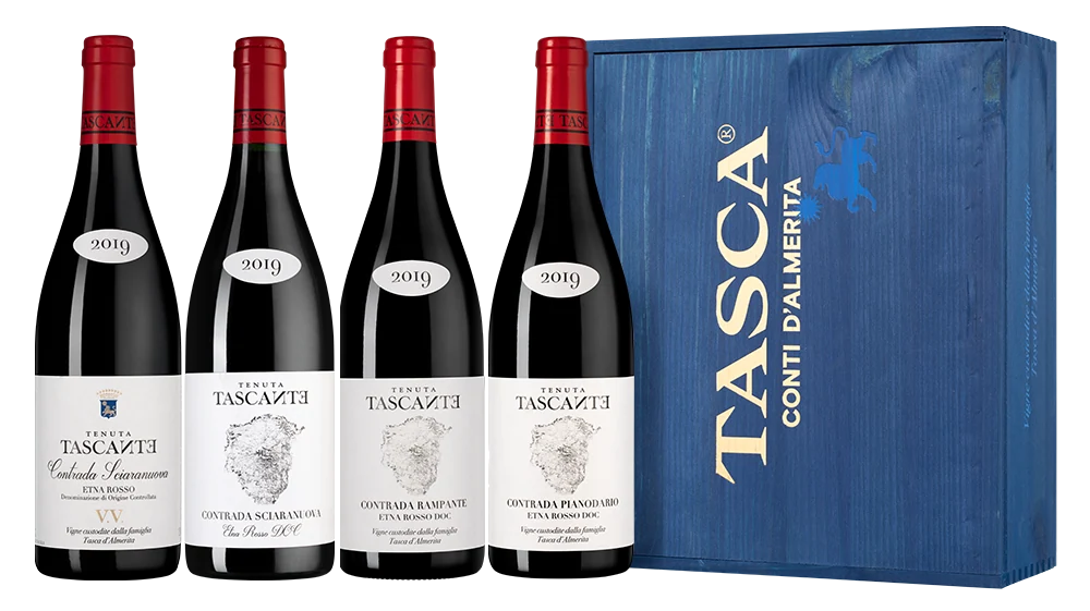 Вино в подарочном наборе Etna, Tasca d'Almerita, 0,75 л — Италия
