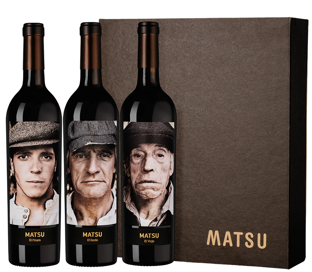 Вино в подарочном наборе Matsu: El Picaro, El Recio, El Viejo, 0,75 л — Испания
