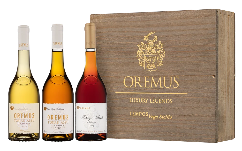 Вино в подарочном наборе Oremus: Luxury Legend, 0,5 л — Венгрия