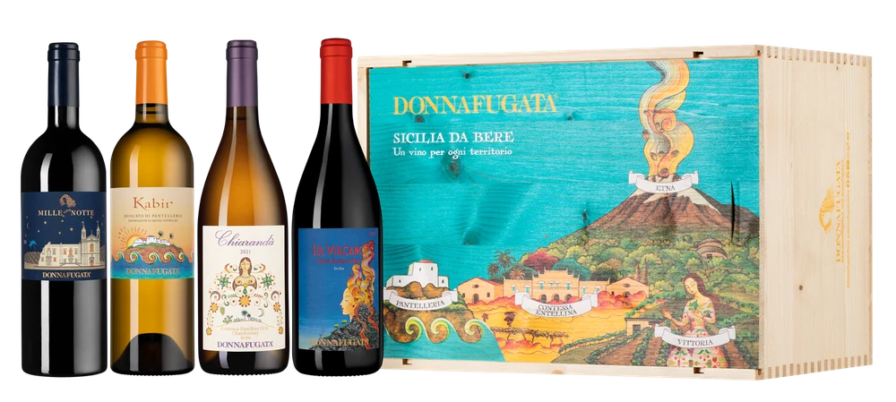 Вино в подарочном наборе Sicilia da Bere (Iconic Wines), Donnafugata, 0,75 л — Италия