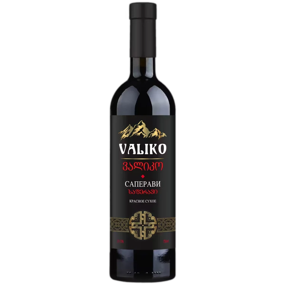 Вино VALIKO Саперави красное сухое, 0,75 л — Россия
