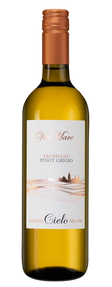 Вино Viamare Trebbiano Pinot Grigio, Cielo, 0,75 л — Италия