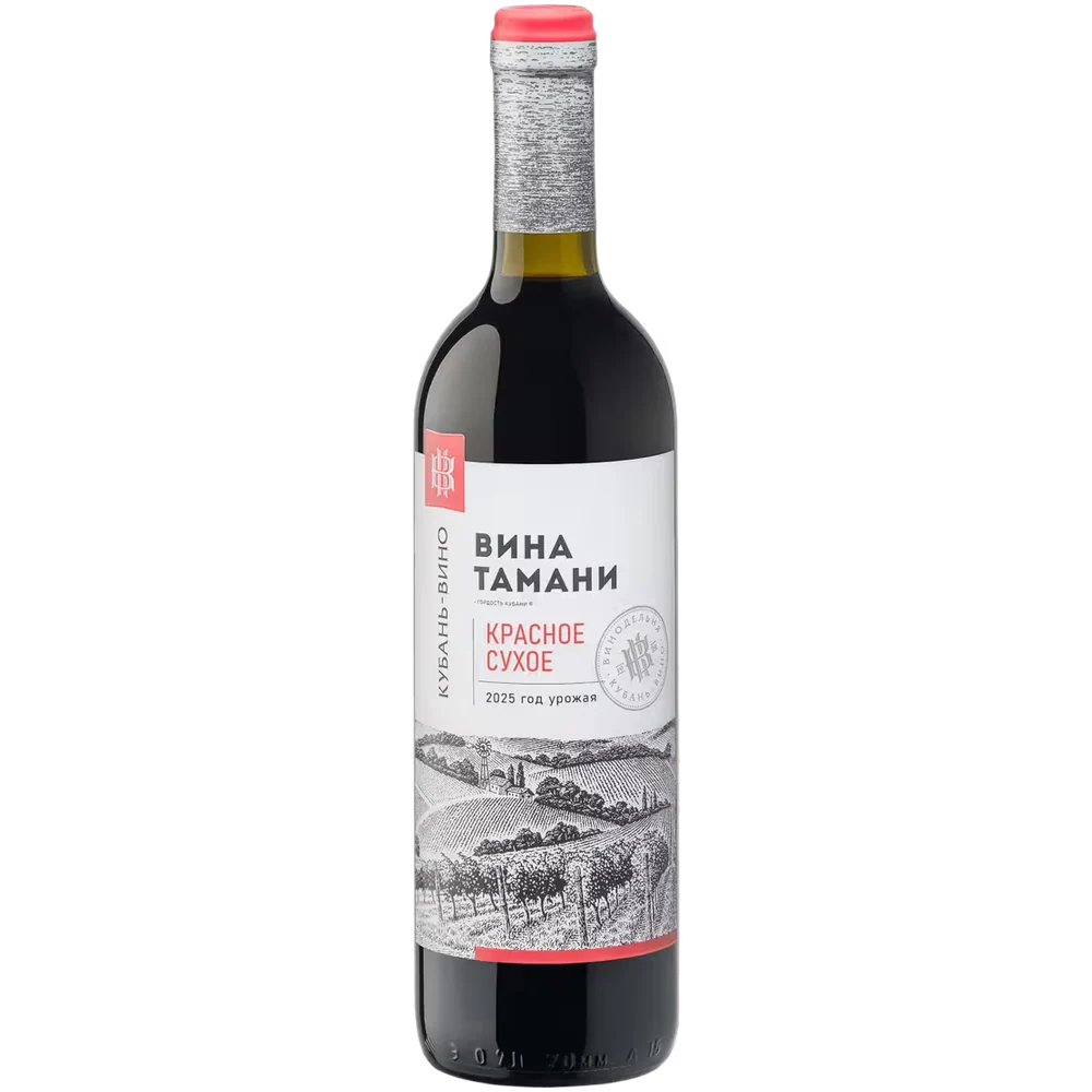 Вино Вина Тамани, красное, сухое, 0,7 л — Россия