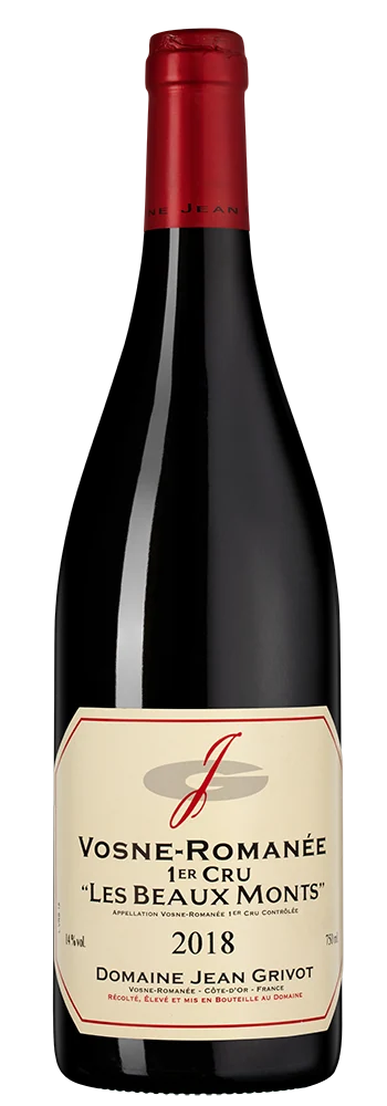 Вино Vosne-Romanee Premier Cru Les Beaux Monts, Domaine Jean Grivot, 0,75 л — Франция