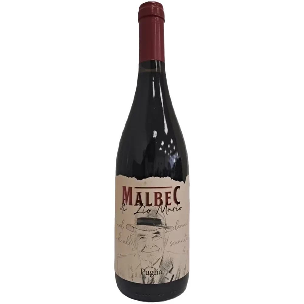 Вино Zio Mario Malbec красное полусухое, 0,75 л — Италия