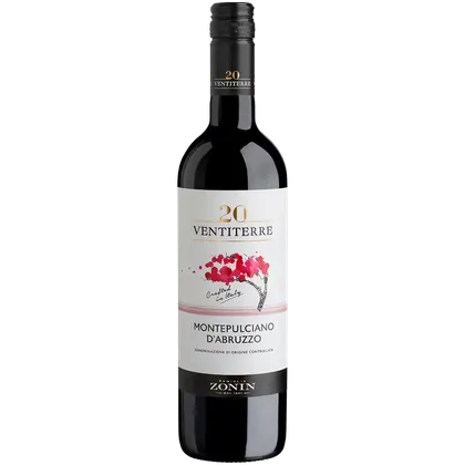 Вино Zonin 20 Ventiterre Montepulciano d’Abruzzo красное сухое, 0,75 л — Италия