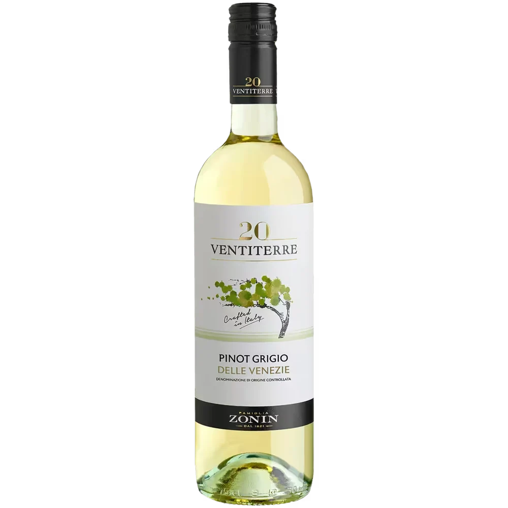 Вино Zonin 20 Ventiterre Pinot Grigio белое сухое, 0,75 л — Италия