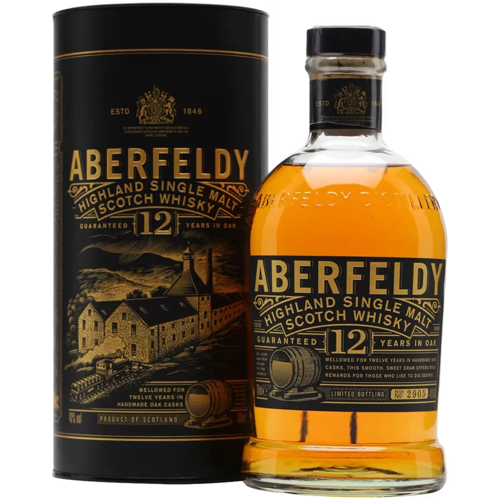 Виски Aberfeldy 12 years 0,7 л в подарочной упаковке — Шотландия