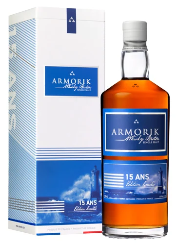 Виски Armorik 15 ans 46% 0,7 л п/уп — Франция