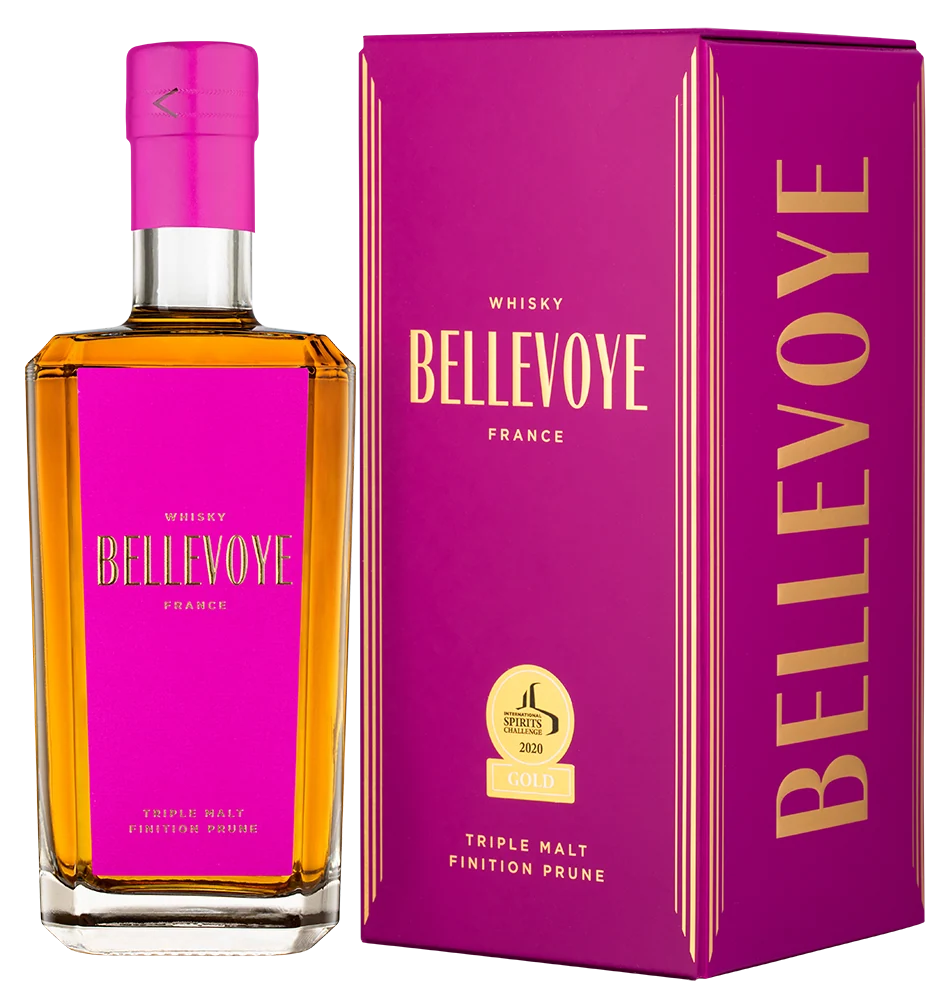 Виски Bellevoye Finition Prune в подарочной упаковке, 0,7 л — Франция