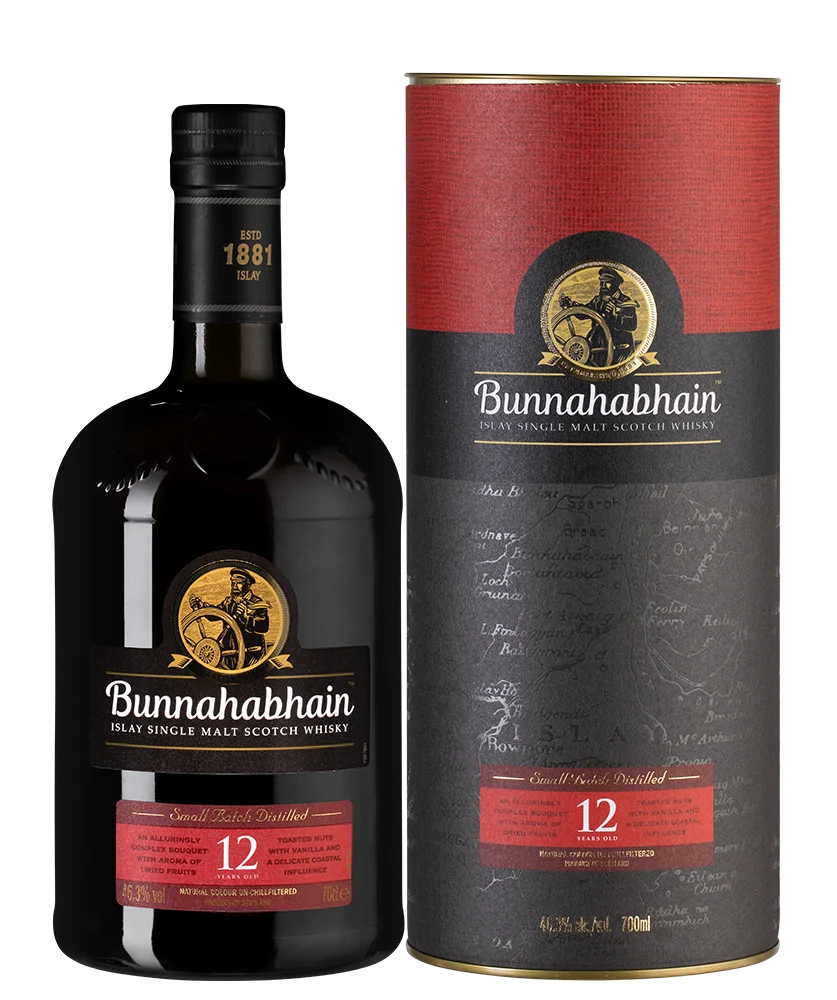Виски Bunnahabhain Aged 12 Years в подарочной упаковке, 0,7 л — Шотландия