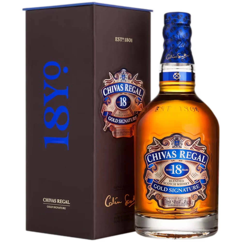 Виски Chivas Regal 18 лет 0,7 л в подарочной упаковке — Шотландия