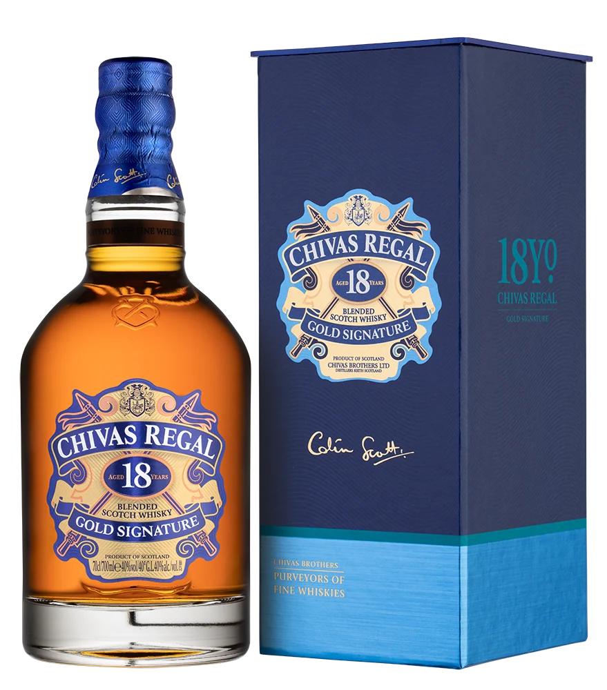 Виски Chivas Regal 18 Years Old в подарочной упаковке, 0,7 л — Шотландия