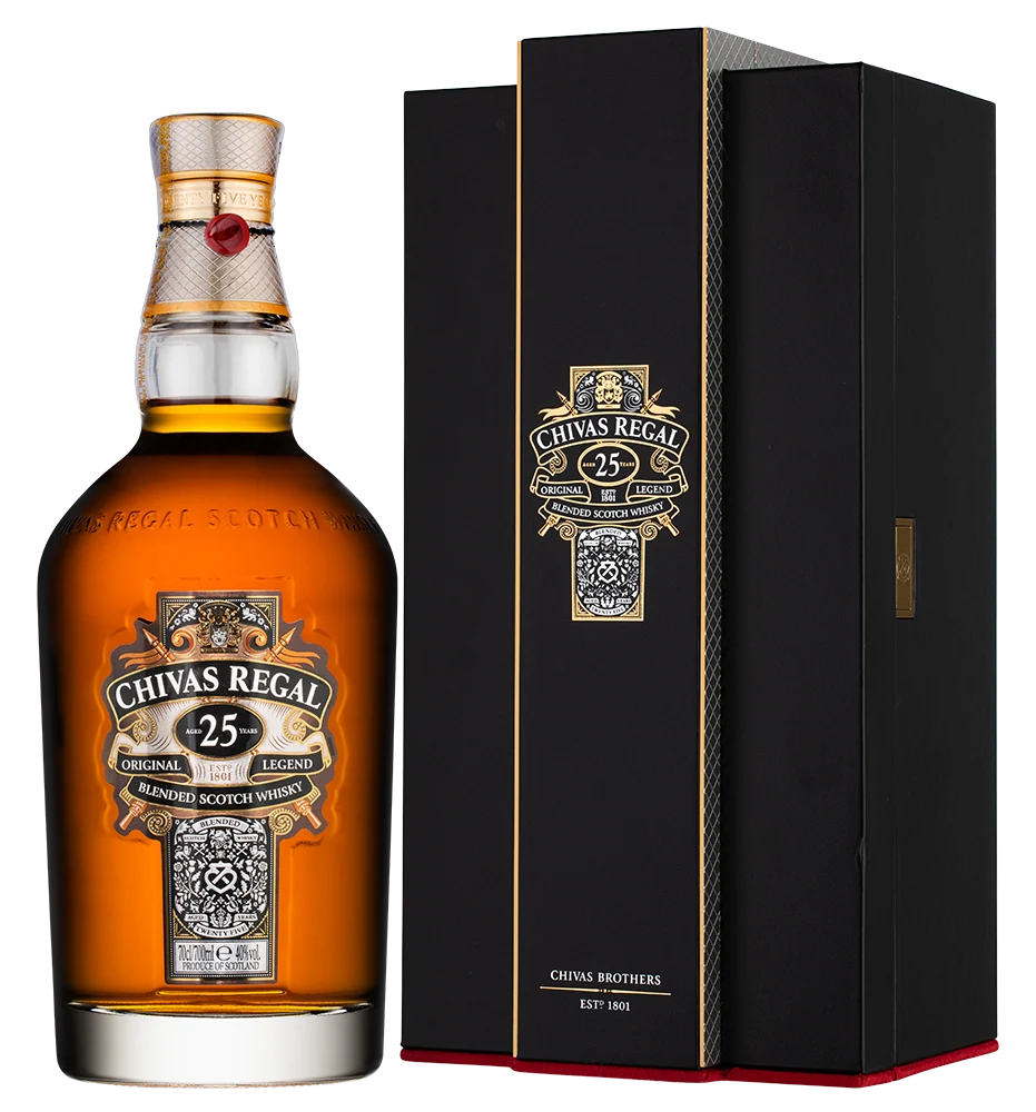 Виски Chivas Regal 25 Years Old в подарочной упаковке, 0,7 л — Шотландия