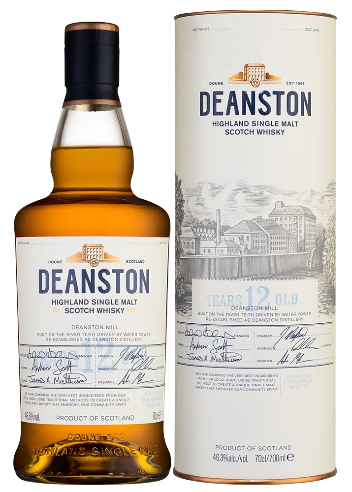 Виски Deanston Aged 12 Years в подарочной упаковке, 0,7 л — Шотландия